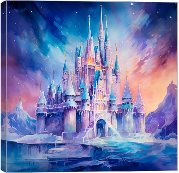 Magical Castle Canvas Print by Zahra Majid