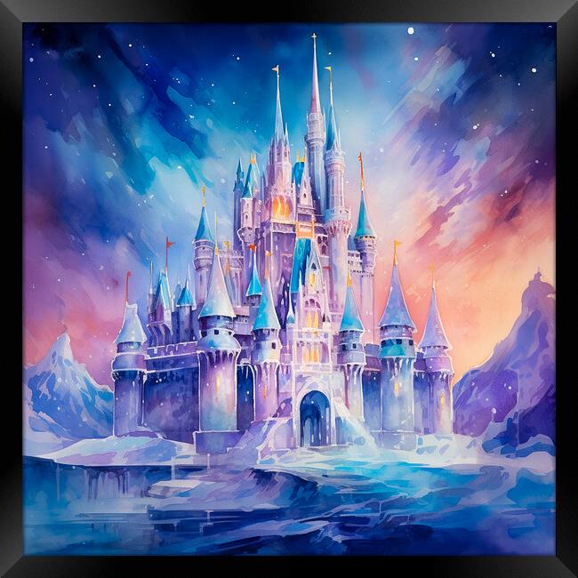 Magical Castle Framed Print by Zahra Majid