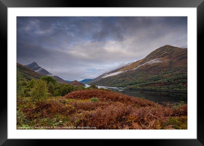 Loch Leven view 972 Framed Mounted Print by PHILIP CHALK