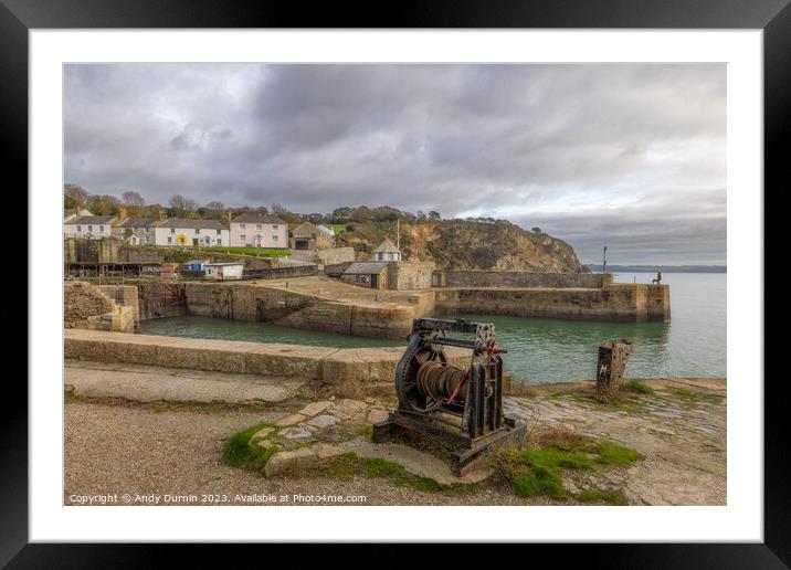 Charlestown Harbour 2 Framed Mounted Print by Andy Durnin