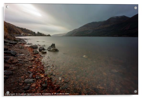 Loch Lochy Acrylic by Duncan Spence