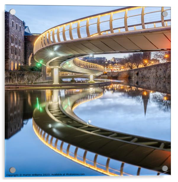 Castle Bridge Bristol Acrylic by Martin Williams