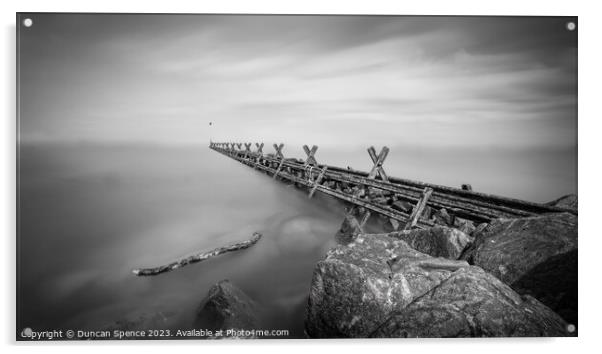 Abaraeron Pier Acrylic by Duncan Spence