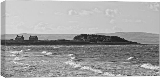 Prestwick shorefront Canvas Print by Allan Durward Photography