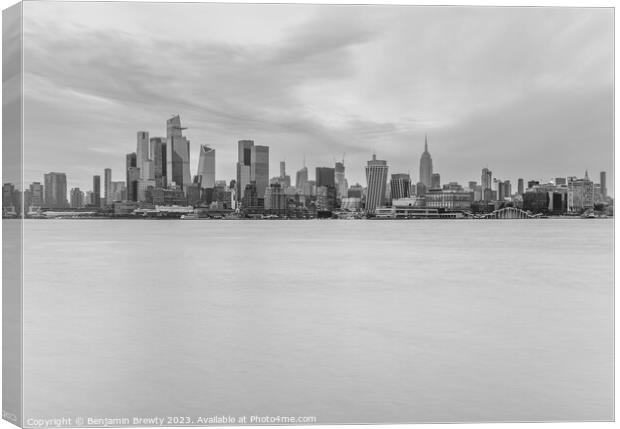 Manhattan Skyline  Canvas Print by Benjamin Brewty
