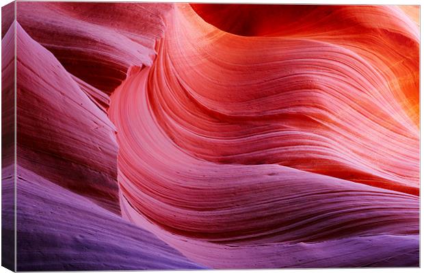 Antelope Canyon Canvas Print by Sharpimage NET