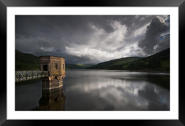 Talybont reservoir Framed Mounted Print by Creative Photography Wales