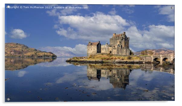 Eilean Donan Castle Scotland Acrylic by Tom McPherson