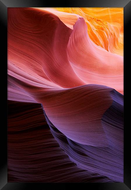 Antelope Canyon Framed Print by Sharpimage NET