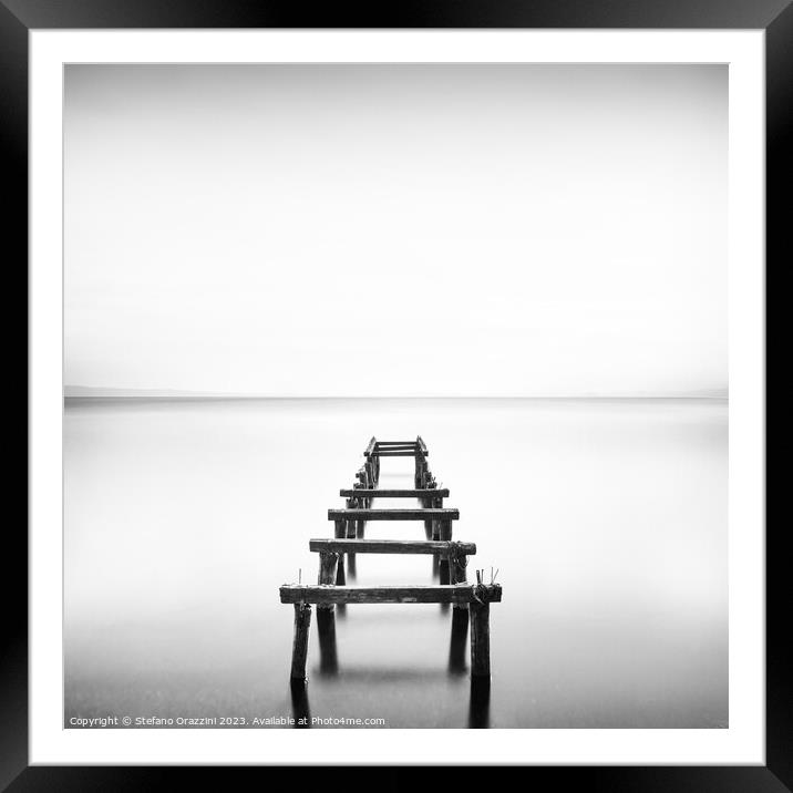 Obstacles Framed Mounted Print by Stefano Orazzini