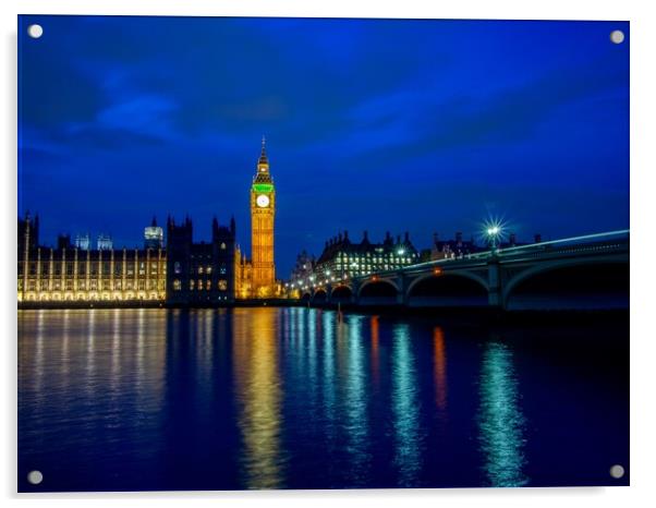 Westminster  Acrylic by Victor Burnside