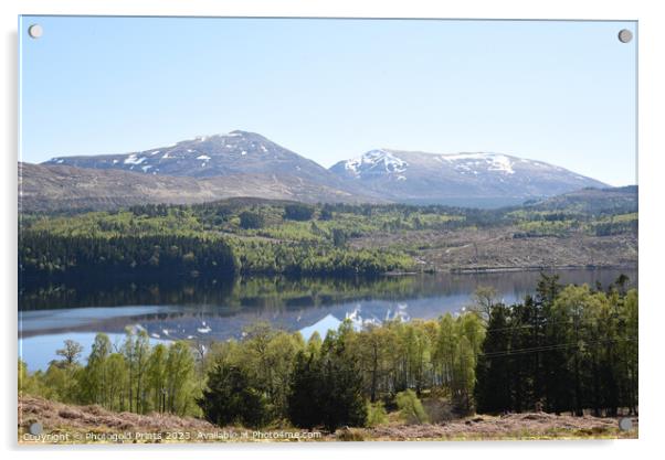 Loch Garry in the Highlands of Scotland Acrylic by Photogold Prints
