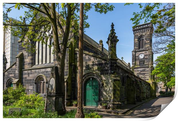 South Leith Parish Church In Edinburgh Print by Artur Bogacki