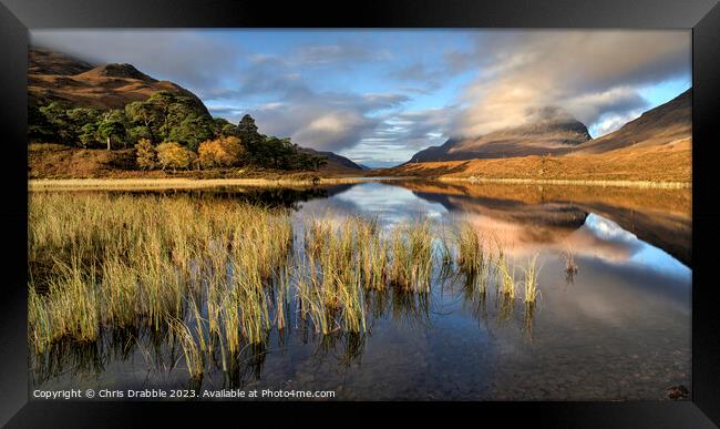 Liathach and Loch Clair Framed Print by Chris Drabble