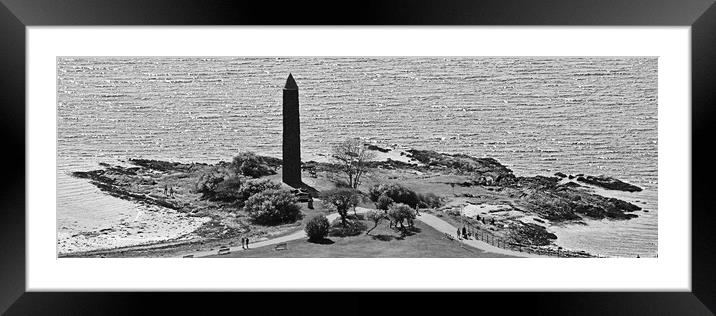 The Largs Pencil Framed Mounted Print by Allan Durward Photography