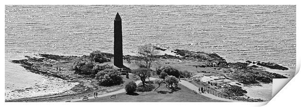 The Largs Pencil Print by Allan Durward Photography