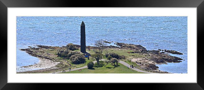 The Largs pencil, North Ayrshire Framed Mounted Print by Allan Durward Photography