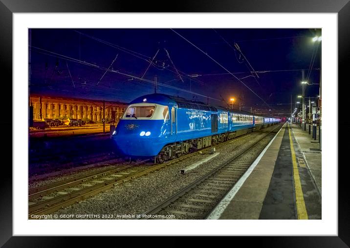 Midland Pullman Doncaster Framed Mounted Print by GEOFF GRIFFITHS