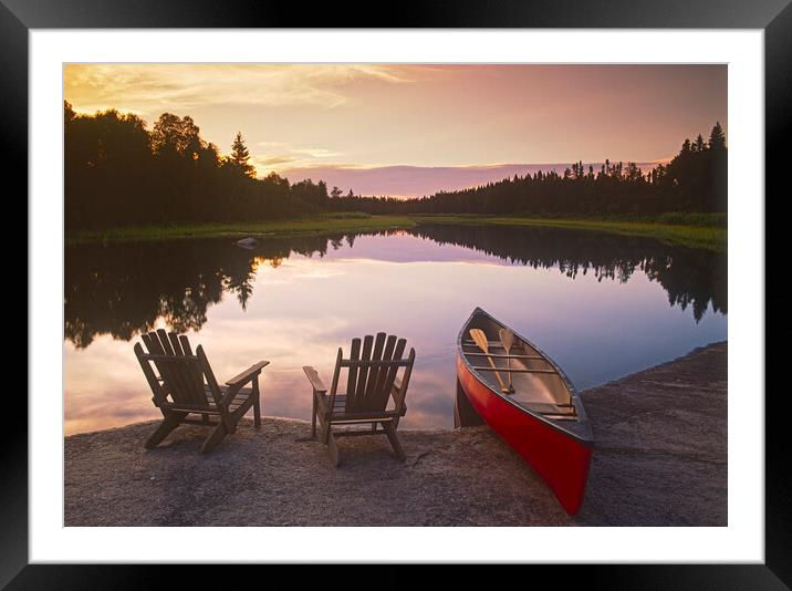 Relaxing Framed Mounted Print by Dave Reede