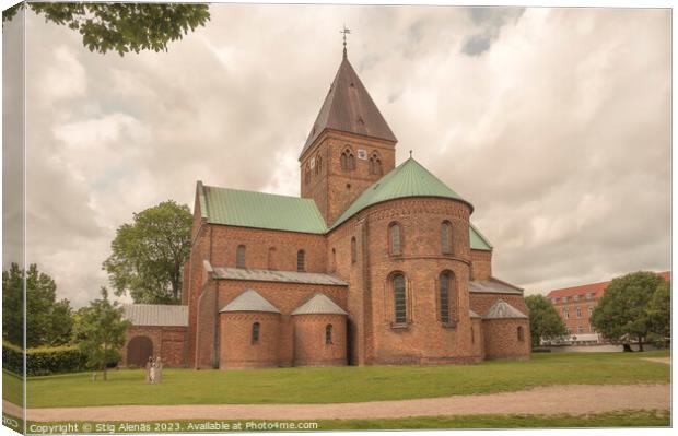 St. Bendt's Church in Ringsted Denmark Canvas Print by Stig Alenäs