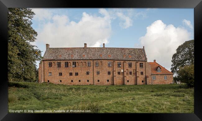 Esrum Abbey was founded in 1151  Framed Print by Stig Alenäs