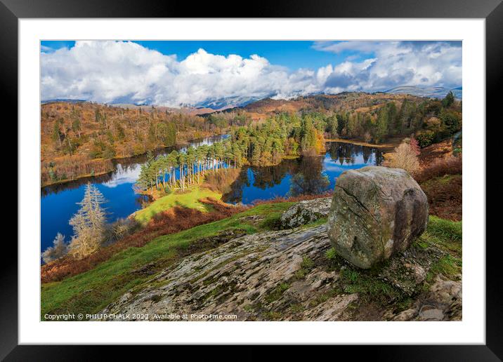 Autumn in the lake district 975  Framed Mounted Print by PHILIP CHALK
