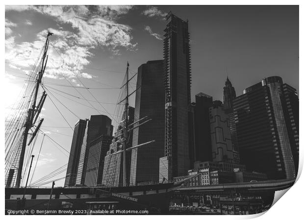 NYC Views Print by Benjamin Brewty