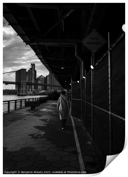 NYC Street Photography Print by Benjamin Brewty