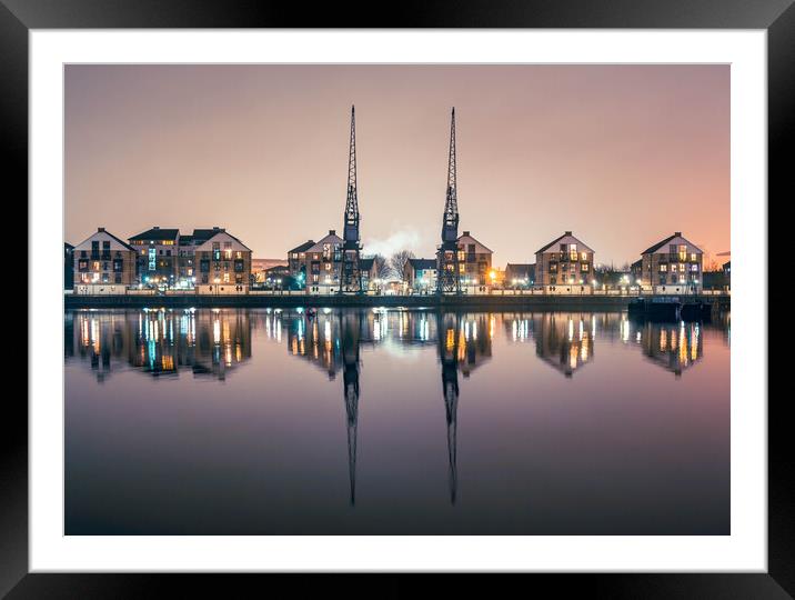 Royal Victoria Dock Framed Mounted Print by Paul Grubb