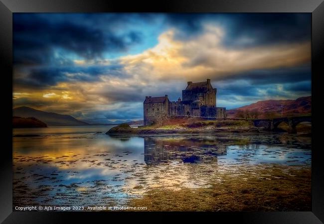 Eilean Donan Castle, Scotland Framed Print by Aj’s Images