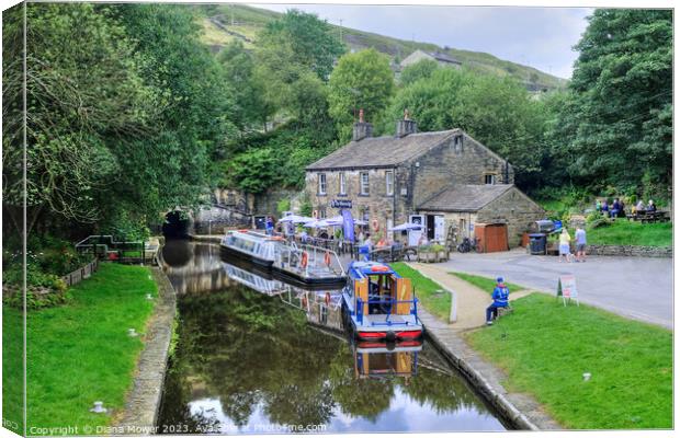 Tunnel End Standedge Yorkshire Canvas Print by Diana Mower
