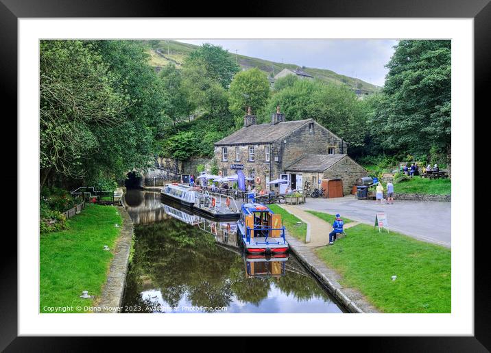 Tunnel End Standedge Yorkshire Framed Mounted Print by Diana Mower