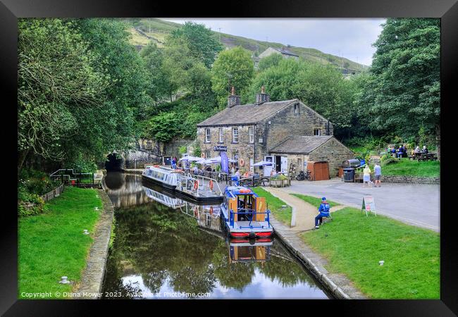 Tunnel End Standedge Yorkshire Framed Print by Diana Mower