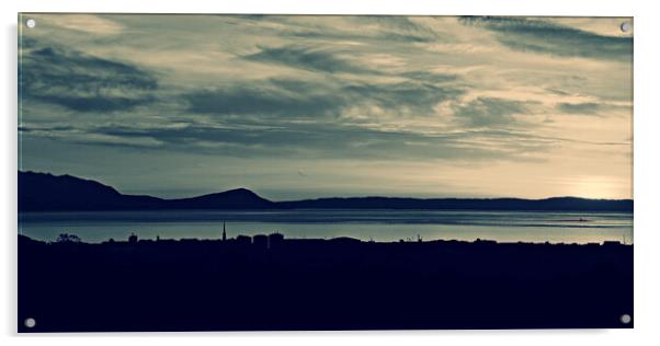Ayr skyline and Clyde views Acrylic by Allan Durward Photography