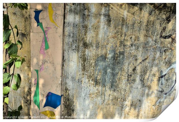 Abstract texture Print by Kevin Plunkett