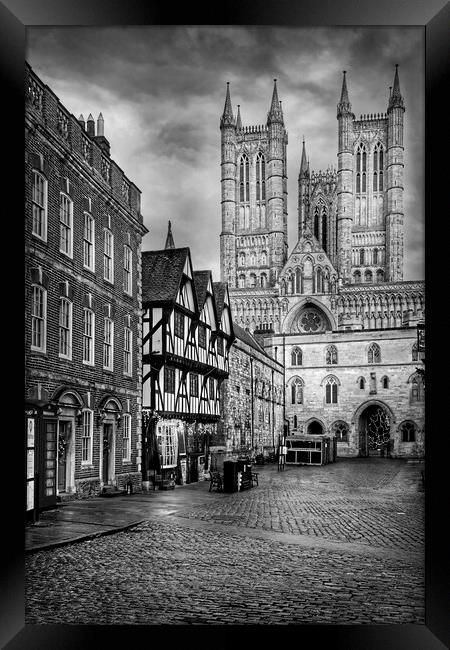 Lincoln Cathedral and Castle Square  Framed Print by Darren Galpin