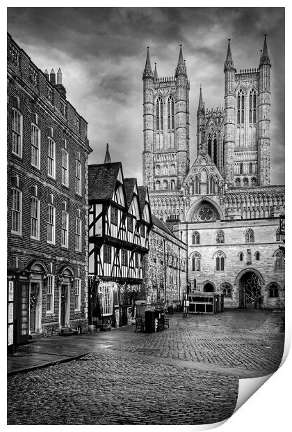 Lincoln Cathedral and Castle Square  Print by Darren Galpin
