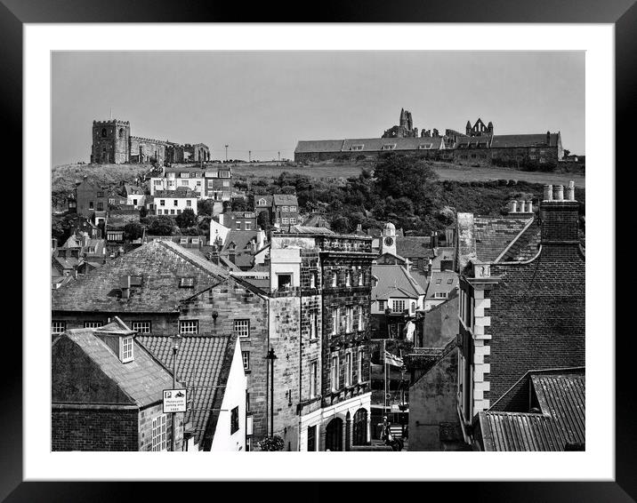 Whitby  Framed Mounted Print by Darren Galpin