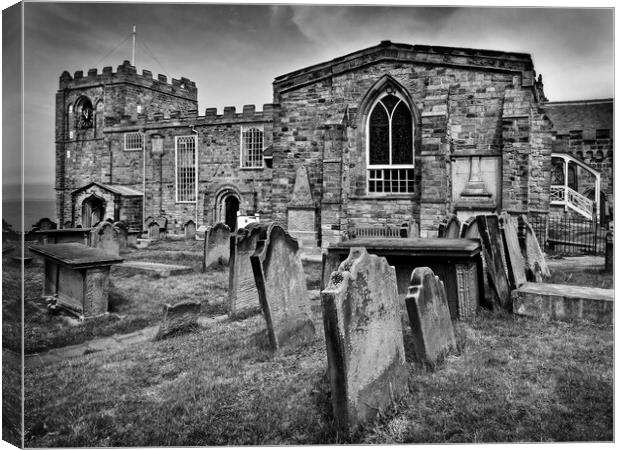 Church of St Mary, Whitby  Canvas Print by Darren Galpin