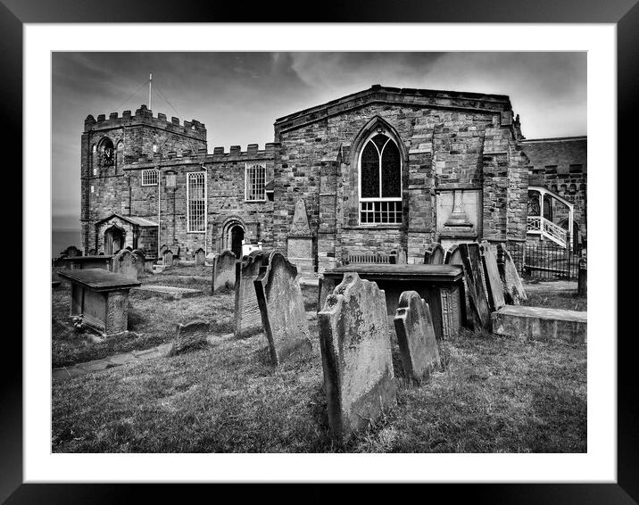 Church of St Mary, Whitby  Framed Mounted Print by Darren Galpin