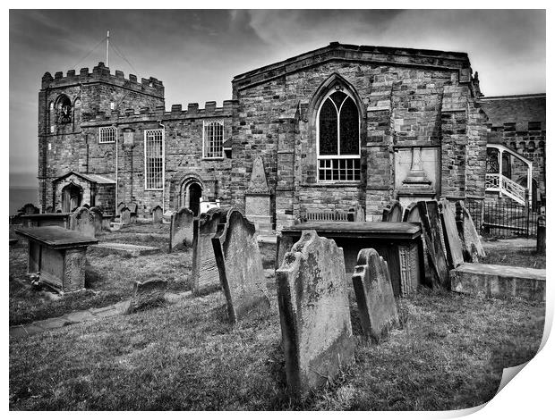 Church of St Mary, Whitby  Print by Darren Galpin
