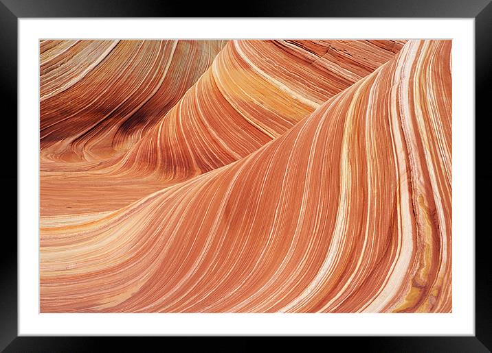 The Wave Framed Mounted Print by Sharpimage NET