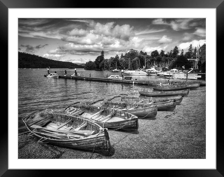 Bowness on Windermere  Framed Mounted Print by Darren Galpin