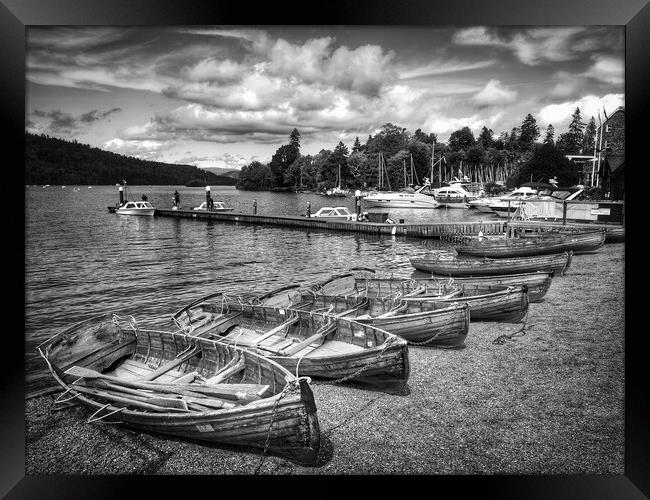 Bowness on Windermere  Framed Print by Darren Galpin