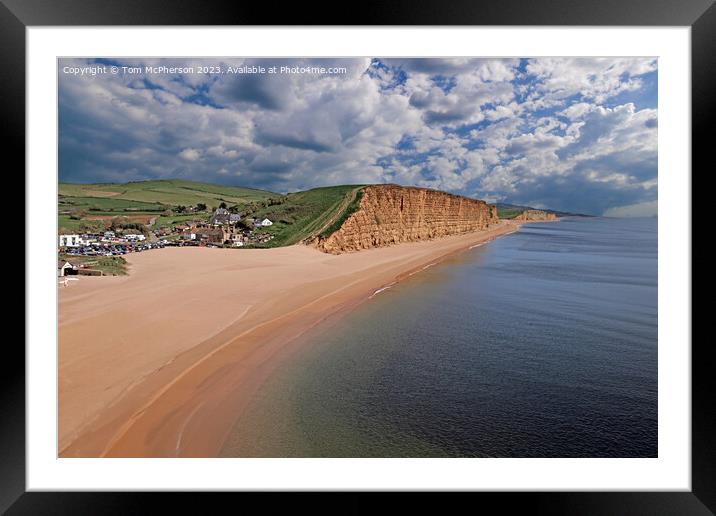 West Bay Beach Framed Mounted Print by Tom McPherson