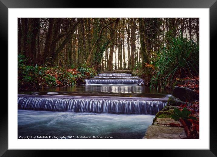 Waterfall  Framed Mounted Print by Infallible Photography