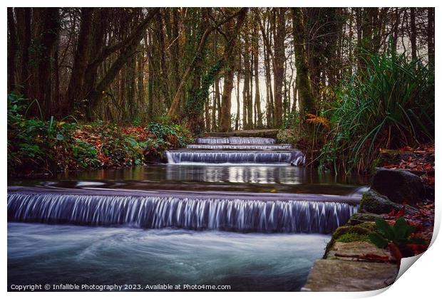 Waterfall  Print by Infallible Photography