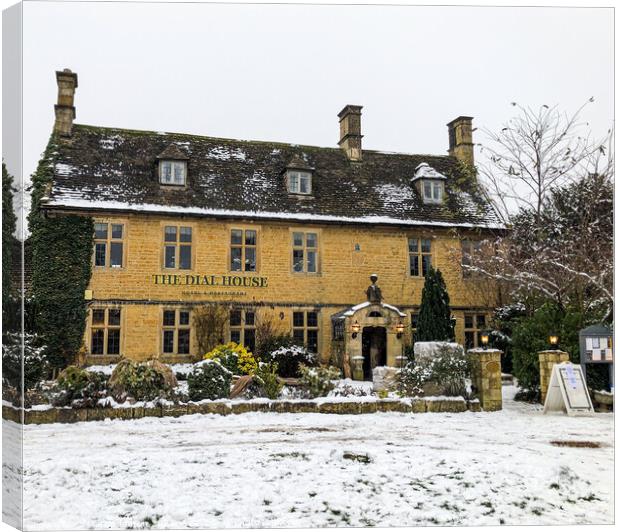 The dial house in winter Canvas Print by Martin fenton