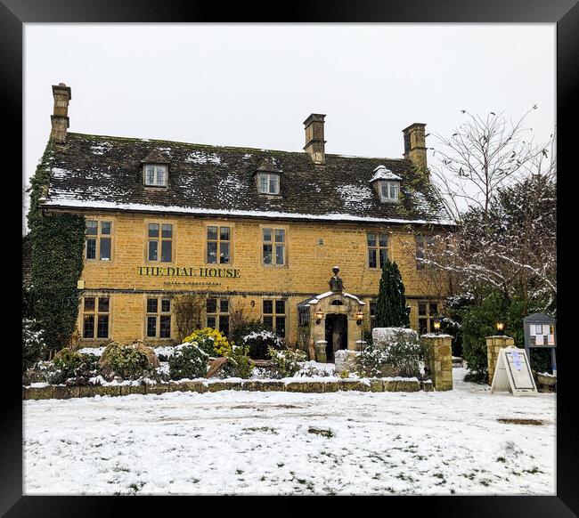 The dial house in winter Framed Print by Martin fenton