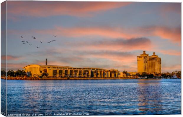 Savannah Convention Center Canvas Print by Darryl Brooks